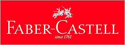 Faber-Castell 113210 - Buntstifte GRIP Heft + Tafel, 6er Etui, Inhalt: weiß, gelb, rot, blau, grün und braun -