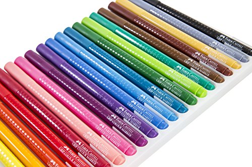 Faber-Castell 155320 - Fasermaler GRIP Colour Marker, 20er Etui -