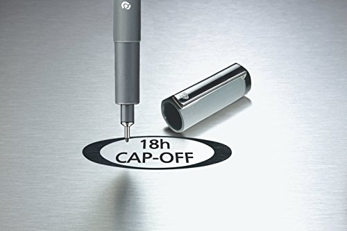 Staedtler 308 SB6P Fineliner pigment liner Set (mit 6 Linienbreiten, hohe Qualität Made in Germany, Pigmenttinte, dokumentenecht, lichtbeständig) schwarz -