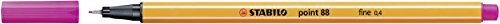 STABILO 8840-1 Fineliner - Point 88 - 40er Pack - 40 Farben -