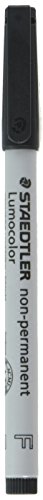 Staedtler 316 WP4 Feinschreiber Lumocolor non-permanent, circa 0.6 mm, Staedtler Box mit 4 Stück -