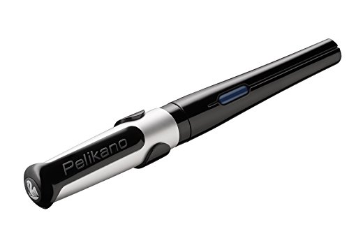 Pelikan 958850 Pelikano Füllhalter Feder M für Rechtshänder, schwarz -