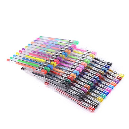 LIHAO Gelschreiber Gelstifte Set Glitzer 48 Farben -