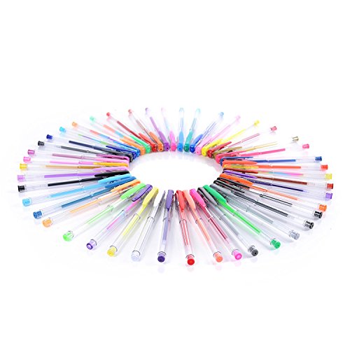 LIHAO Gelschreiber Gelstifte Set Glitzer 48 Farben -