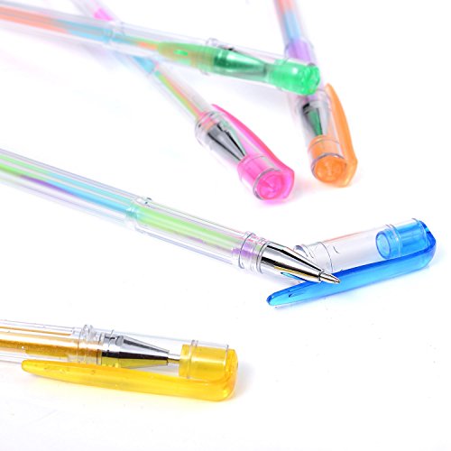 LIHAO Gelschreiber Gelstifte Set Glitzer 48 Farben -