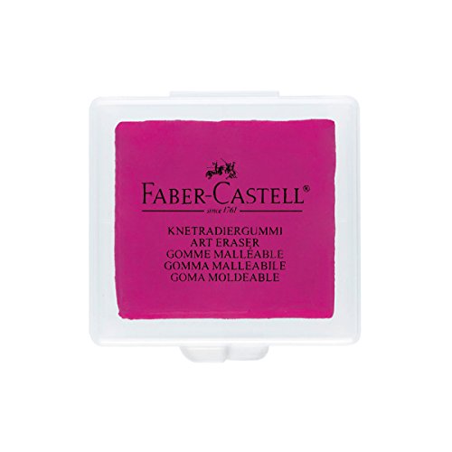 Faber-Castell 127121 - Knetradiergummi Art Eraser in Kunststoffbox, sortiert -