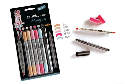 Copic ciao Set 5+1 MANGA 7 Farben-Set 22075564 NEU Farbset Marker MANGA-SET -
