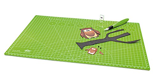 Wedo 79 245 Schneidematte Comfortline (CM 45, selbstschließende Oberfläche, 45 x 30 x 0,3 cm) apfelgrün -