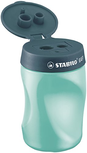 Stabilo Easy Dosenspitzer sharpener (3 in 1, für Linkshänder) petrol -