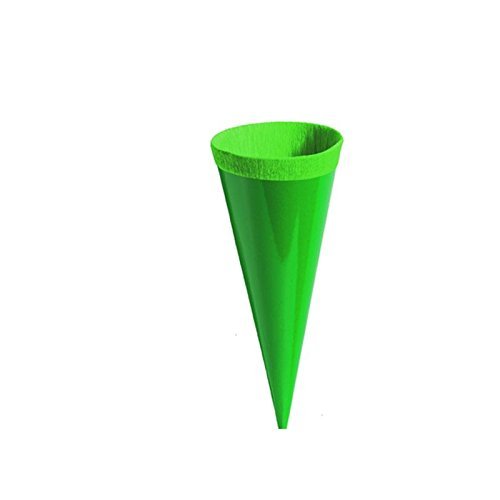 24 Kleine Schultüten Deko bunt Höhe 12 cm oberer Durchmesser 4 cm - 2
