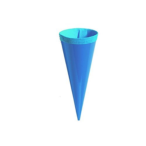 24 Kleine Schultüten Deko bunt Höhe 12 cm oberer Durchmesser 4 cm - 5