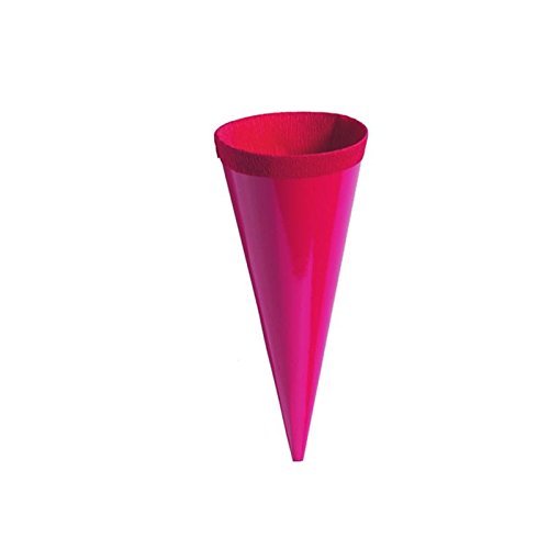 24 Kleine Schultüten Deko bunt Höhe 12 cm oberer Durchmesser 4 cm - 6