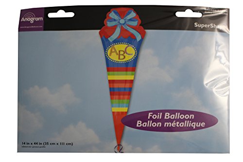 Amscan 3160401 - Folienballon Schultüte, Spiel - 4