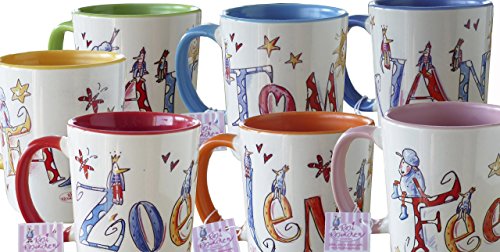 Tasse Schulkind 2018 mit Namen, personalisierte Kindertasse, Rosirosinchen - 4