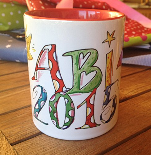 Tasse Schulkind 2018 mit Namen, personalisierte Kindertasse, Rosirosinchen - 6