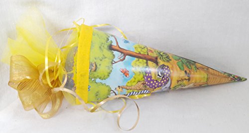 111613 Schultüte ABC gefüllt mit Schutzengel Flummi Yoyo Slinkie für Schulanfänger zum Schulanfang - 2
