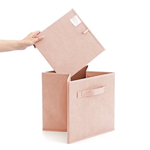 Aufbewahrungsbox, EZOWare 6er-Set Aufbewahrungskiste ohne Deckel - Pale Dogwood - 8