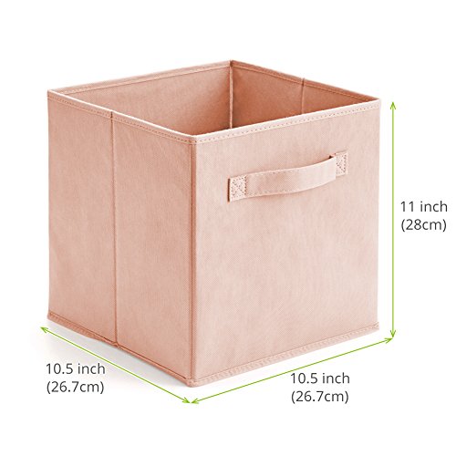 Aufbewahrungsbox, EZOWare 6er-Set Aufbewahrungskiste ohne Deckel - Pale Dogwood - 9