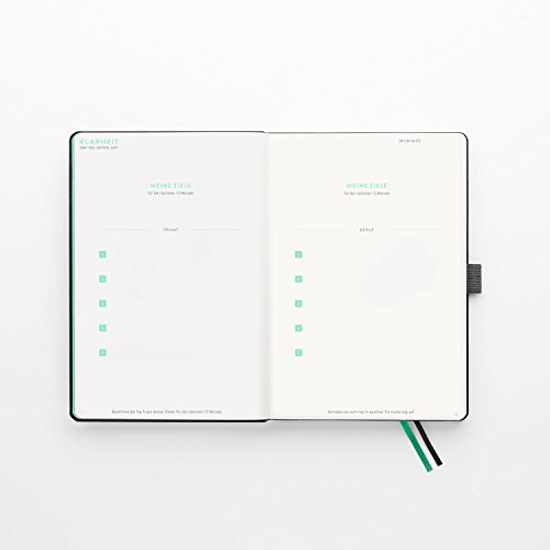 KLARHEIT ® | Life-Coach + Kalender | Der A5-Organizer für mehr Überblick, Struktur und Fokus im Alltag | Selbstcoaching-Tool, Wochenplaner für Termine, Notizbuch | (undatiert, beginne jederzeit) - 4
