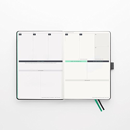 KLARHEIT ® | Life-Coach + Kalender | Der A5-Organizer für mehr Überblick, Struktur und Fokus im Alltag | Selbstcoaching-Tool, Wochenplaner für Termine, Notizbuch | (undatiert, beginne jederzeit) - 6
