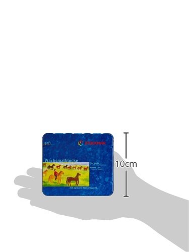 Stockmar 204884258 Wachsmalblöcke (8 Blöcke, wasserfest, aus Bienenwachs, im Blechetui) - 2