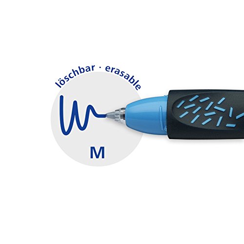 Schneider Breeze Patronenroller (inkl. Rollerpatrone 852 mit Kugelspitze, Schreibfarbe: königsblau, löschbar) hellblau - 3