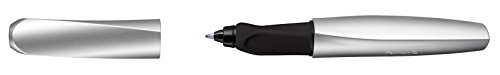Pelikan R457 Tintenroller Twist in Faltschachtel, universell für Rechts- und Linkshänder, silber - 4