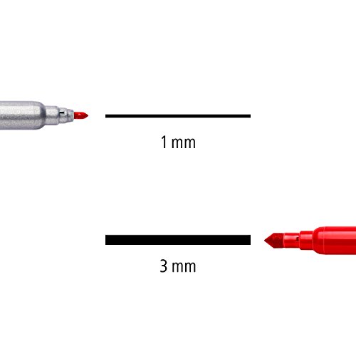 Staedtler 320 NWP10 Doppelfasermaler Noris Club (stabile, eindrucksichere Spitze, auswaschbar, Strichbreite 1-3 mm, Etui mit 10 farblich sortierten Doppelfasermalern) - 6
