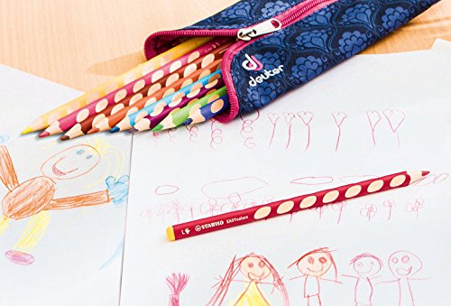 Ergonomischer Buntstift - STABILO EASYcolors - 12er Pack mit Spitzer - mit 12 verschiedenen Farben - für Rechtshänder - 7