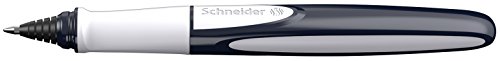 Schneider Patronenroller Ray (Tintenroller mit Edelstahlspitze, inkl. Tintenpatrone, Made in Germany) tiefblau/hellgrau - 3