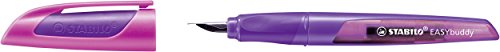 Schulfüller - STABILO EASYbuddy in lila/magenta - Schreibfarbe blau (löschbar) - inklusive Patrone - mit Standard-Feder M - 4