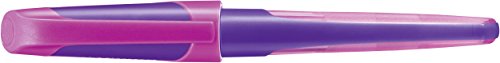 Schulfüller - STABILO EASYbuddy in lila/magenta - Schreibfarbe blau (löschbar) - inklusive Patrone - mit Standard-Feder M - 5