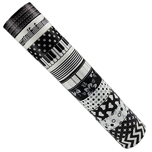 AUFODARA 12er Washi Tape Set Unterschiedliche Mustern Klebeband DIY Deko - 5