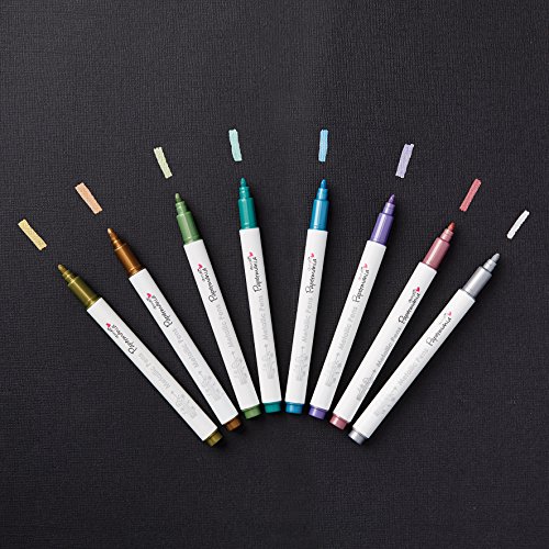 Metallic Pens 8 Shimmery Colours - 3
