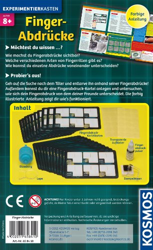 Kosmos 658410 - Experimentierset Fingerabdrücke - 2