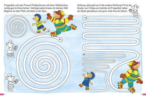 Fragenbär Vorschule: Schwungübungen zur Feinmotorik (Lerne mehr mit Fragenbär) - 2