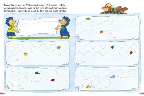 Fragenbär Vorschule: Schwungübungen zur Feinmotorik (Lerne mehr mit Fragenbär) - 4