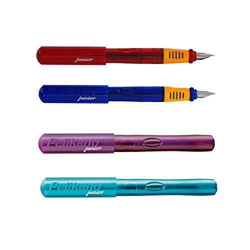 Pelikan Füller Pelikano Junior für Linkshänder, Feder L, 1 Set, türkis - 4