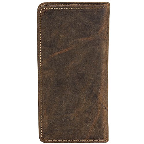 Greenburry Vintage Leder Stifteetui Federmäppchen Stiftebox Mäppchen 1648-25 - 4
