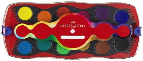 Faber-Castell 125030 - Farbkasten CONNECTOR mit 12 Farben, inklusive Deckweiß - 2