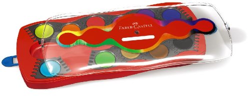 Faber-Castell 125030 - Farbkasten CONNECTOR mit 12 Farben, inklusive Deckweiß - 3