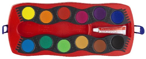 Faber-Castell 125030 - Farbkasten CONNECTOR mit 12 Farben, inklusive Deckweiß - 4