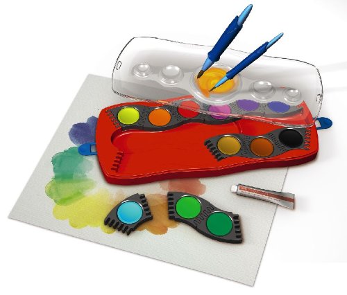 Faber-Castell 125030 - Farbkasten CONNECTOR mit 12 Farben, inklusive Deckweiß - 6