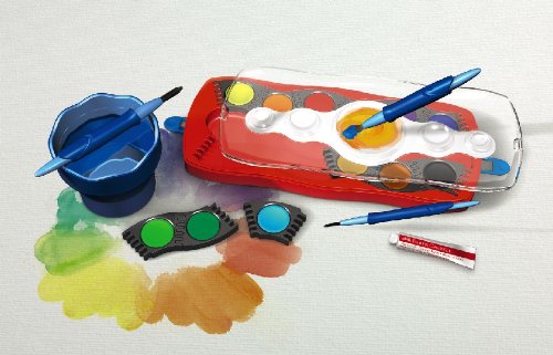 Faber-Castell 125030 - Farbkasten CONNECTOR mit 12 Farben, inklusive Deckweiß - 8