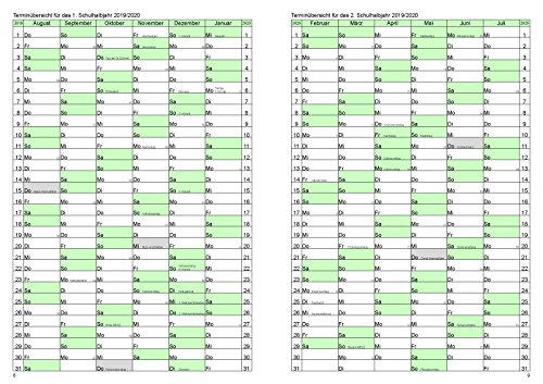 Lehrerkalender / Schuljahresplaner 2018/2019 der Große im Format A4 - 5