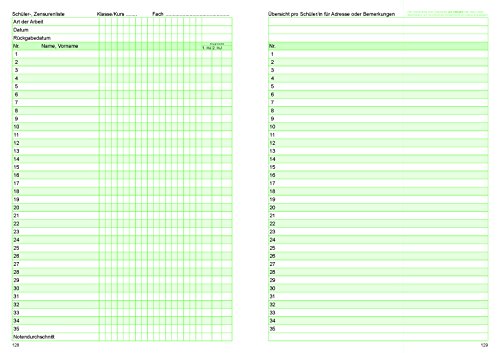 Lehrerkalender / Schuljahresplaner 2018/2019 der Große im Format A4 - 10