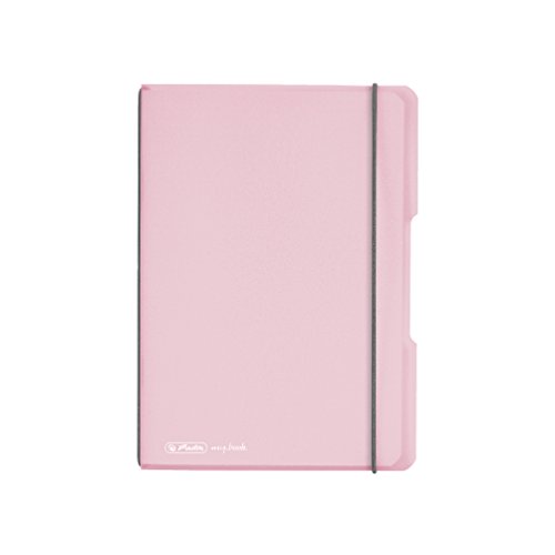 Herlitz 11408622 Notizheft (A5, LIN, 80 g/qm) 40 Blatt rose - 2