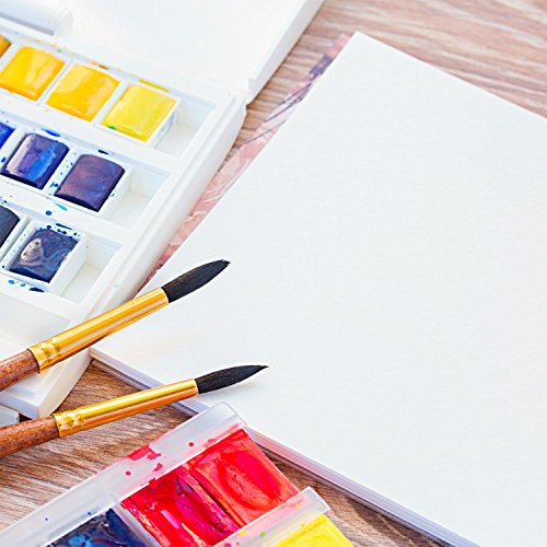 Aquarellpapier 300g, Din A4, Weiß, 20 Blatt | Aquarellblock von Tritart - 6