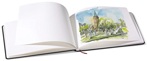 Aquarellbuch, Landschaftsformat 200 g/m², 30 Blatt/60 Seiten, A6 - 5