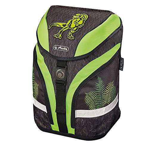 Herlitz Grundschulranzen Motion Plus Schulranzen-Set, 41 cm, Green Dino - 2